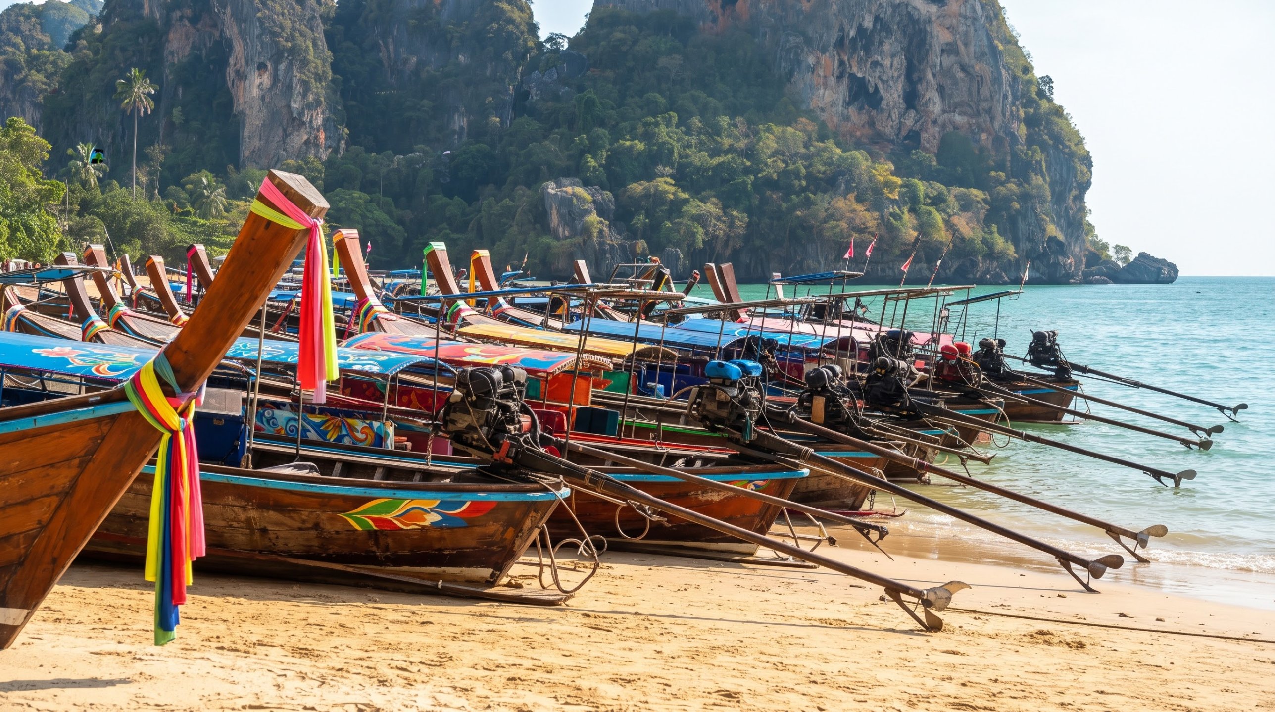 Longtail Boat Booth Ao Nang Krabi