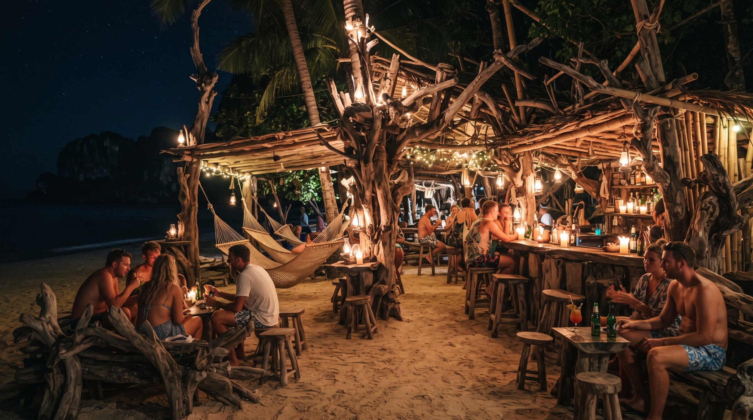 Reggae Bars at Tonsai Krabi