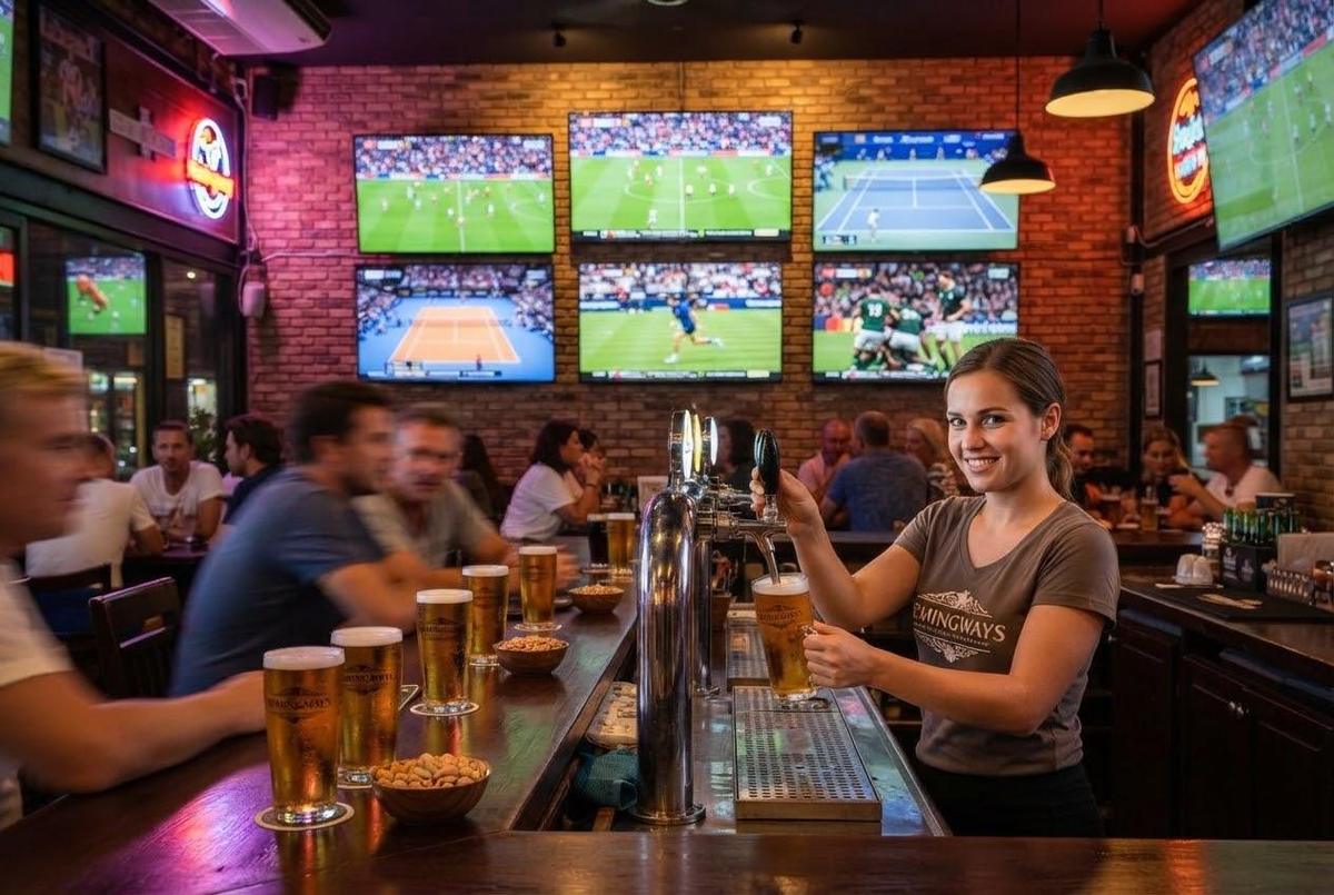 Hemingways Pattaya sports bar Soi Honey