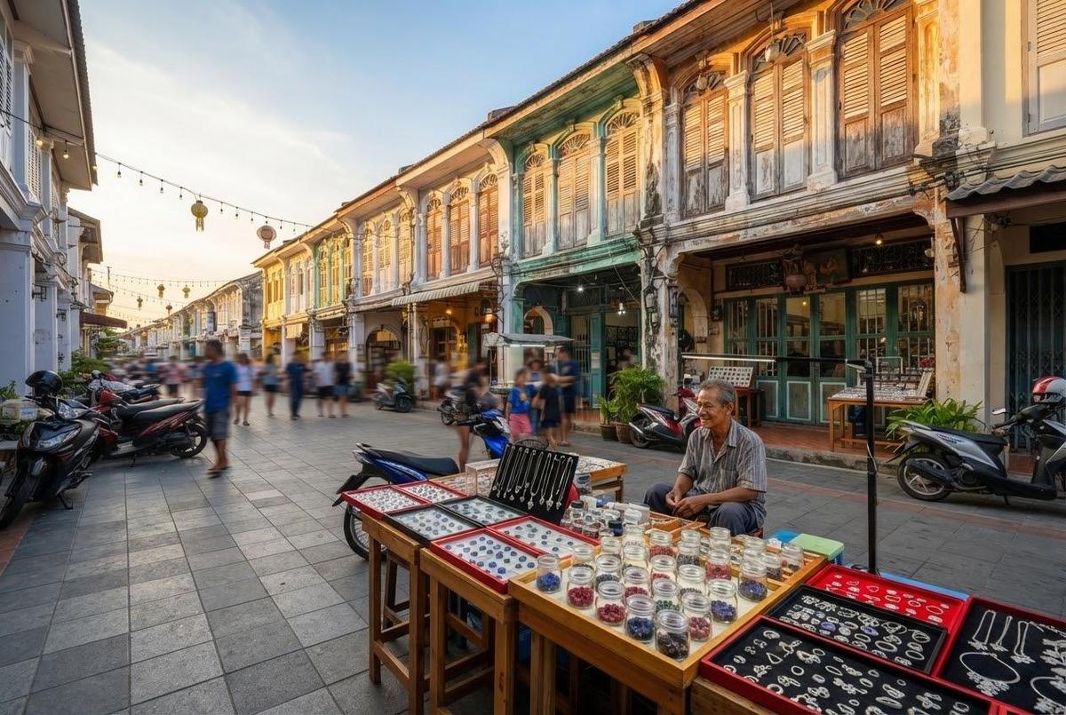 Chanthaburi gem market old town