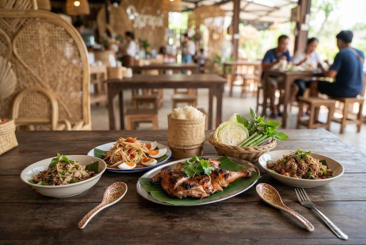 Paprapai Restaurant Isaan food Naklua