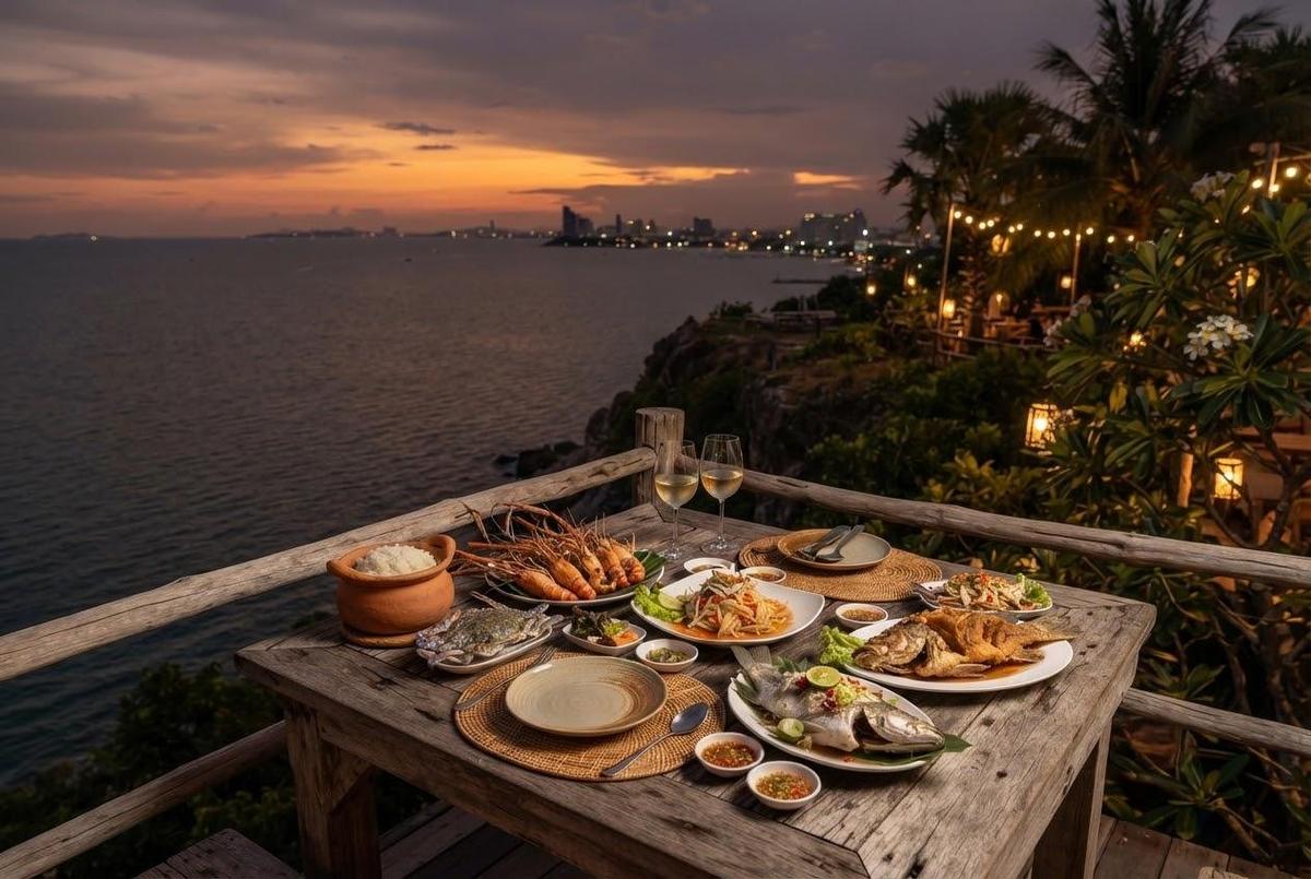 Rimpa Lapin clifftop seafood restaurant