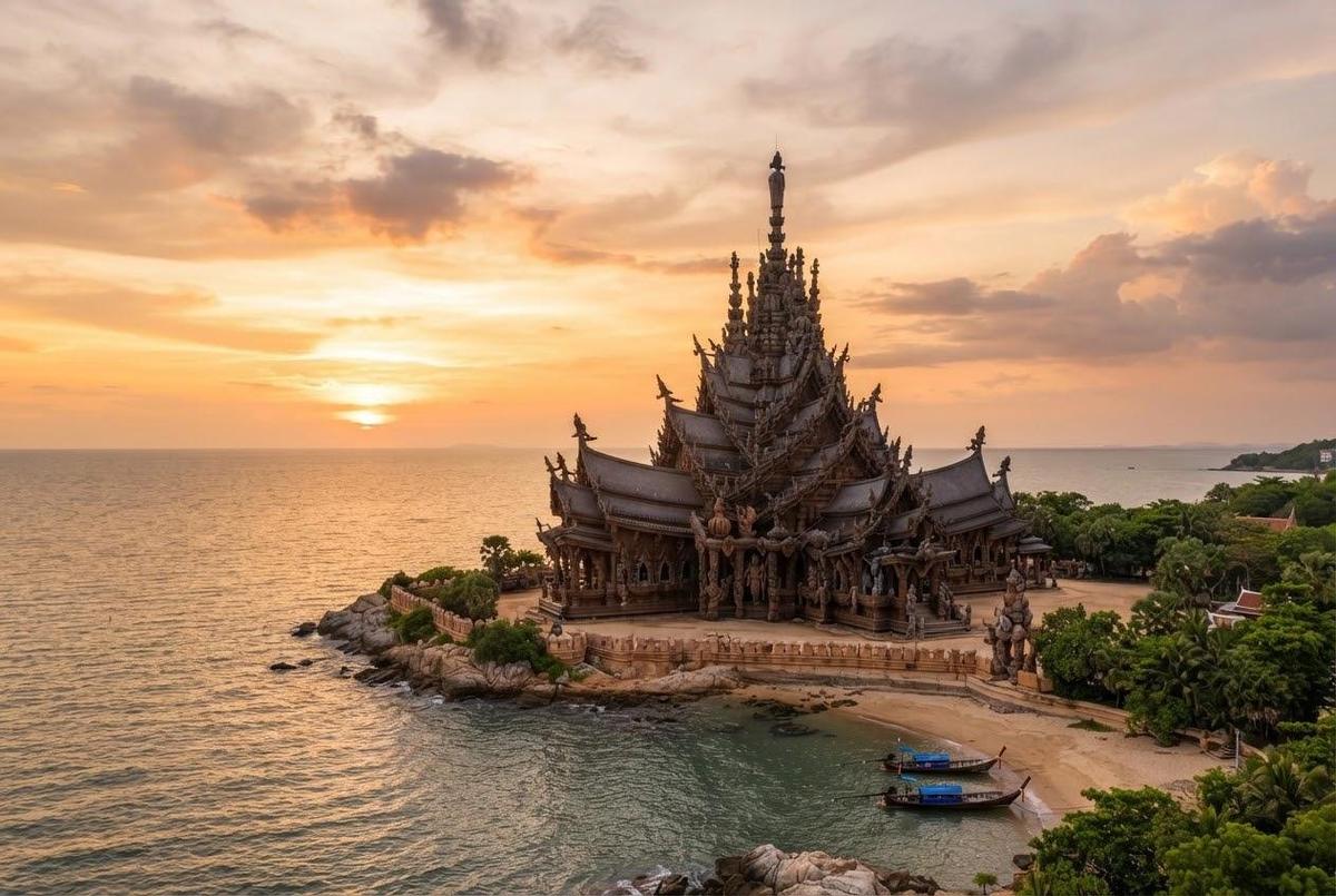 Sanctuary of Truth North Pattaya Naklua