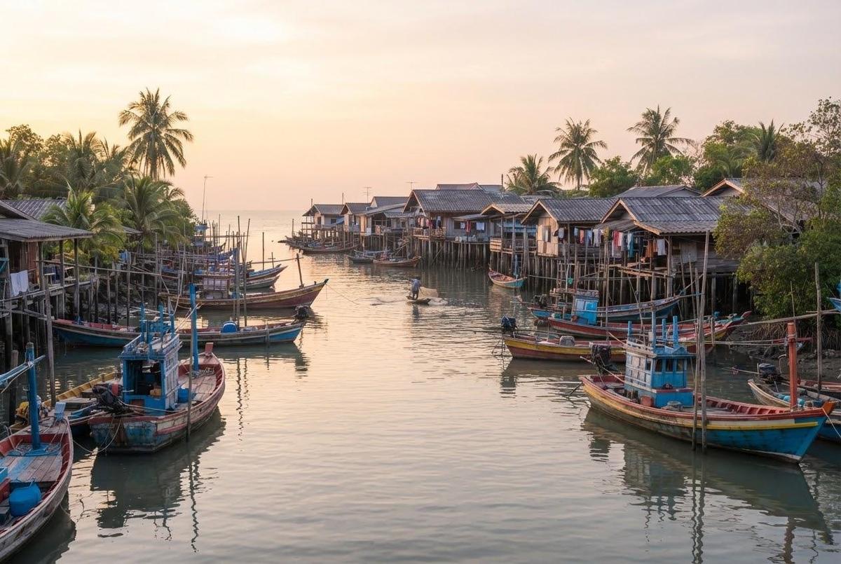 Ban Nern Plub Wan fishing community Pattaya