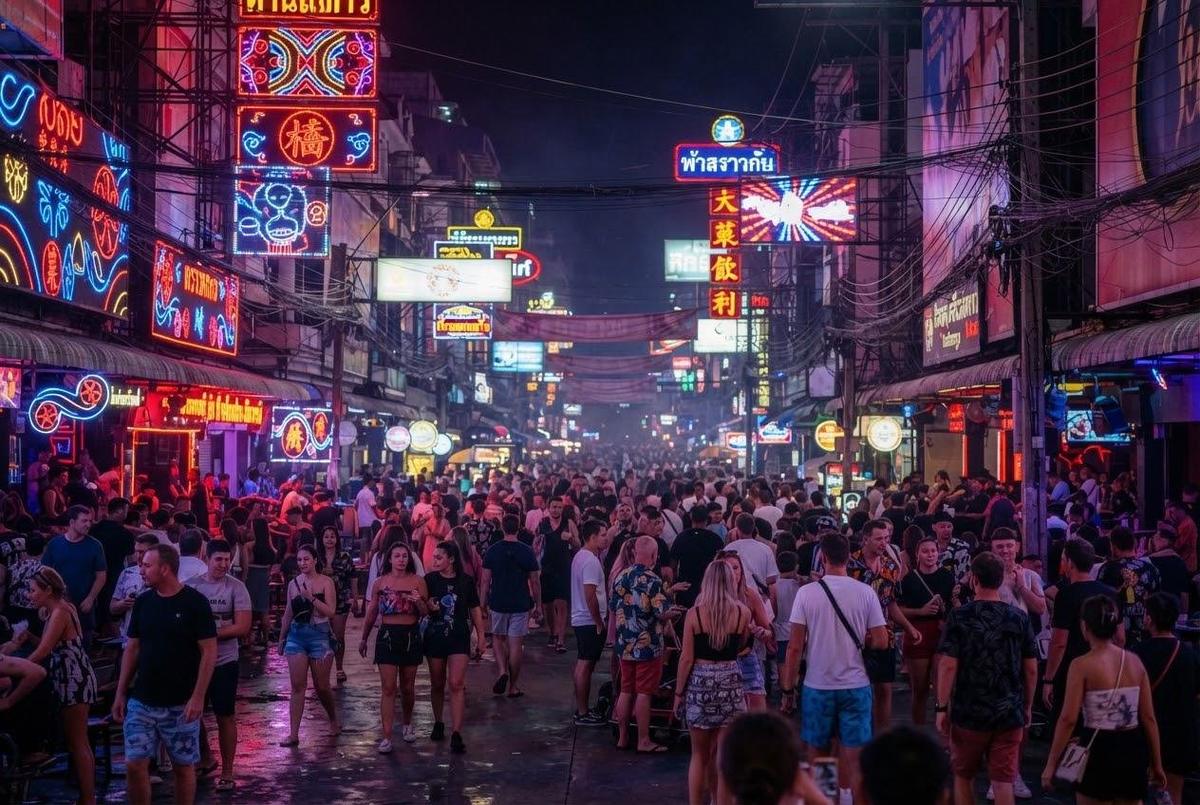 Walking Street at Night