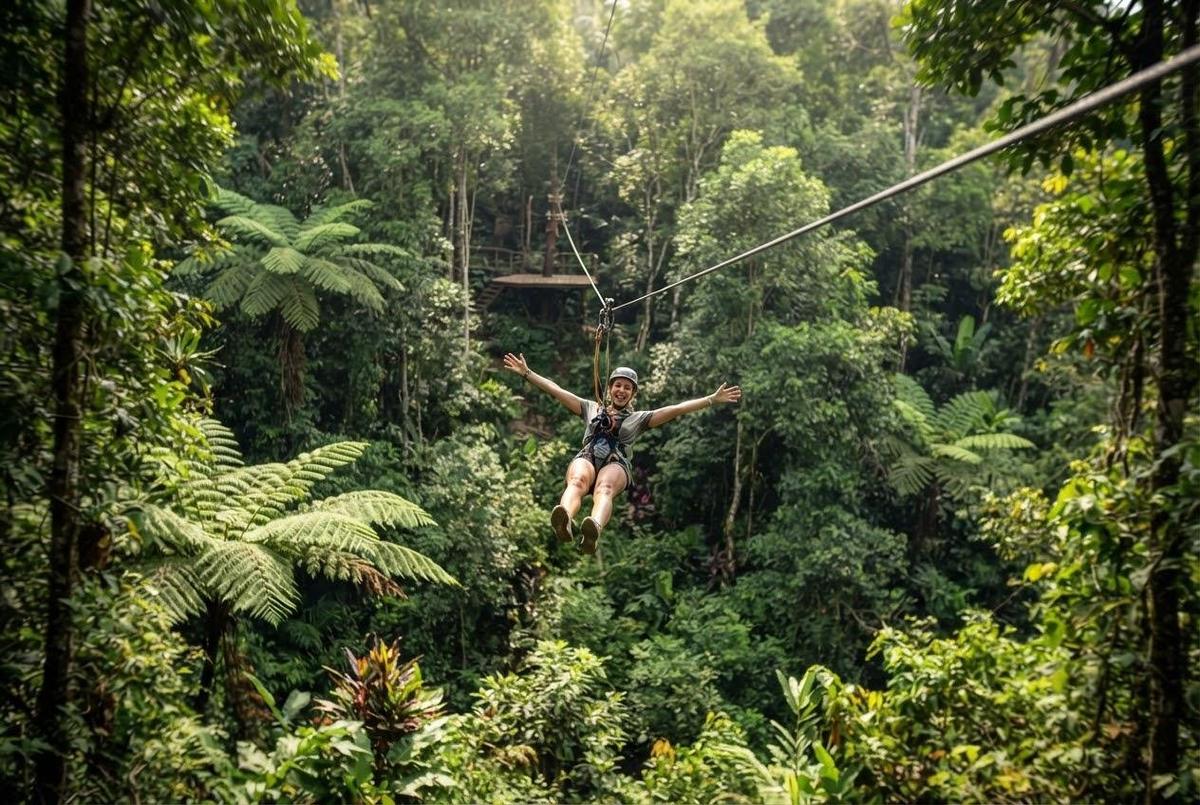 Flight of the Gibbon zipline Pattaya