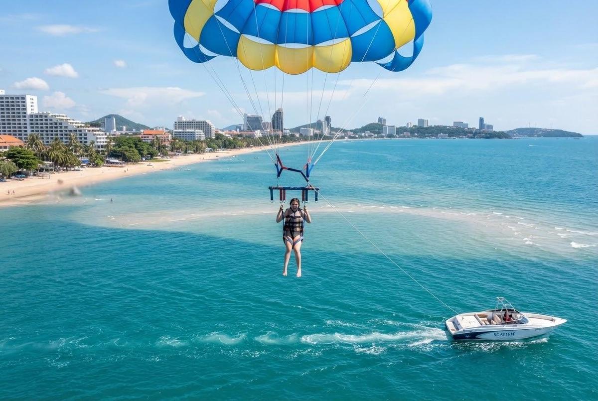 Parasailing Jomtien Beach Pattaya