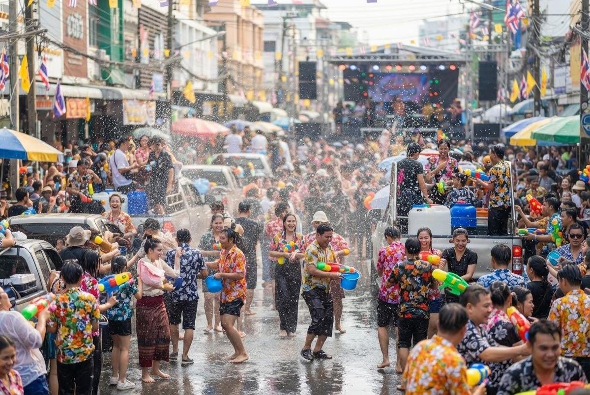 Songkran Wan Lai Water Festival Pattaya