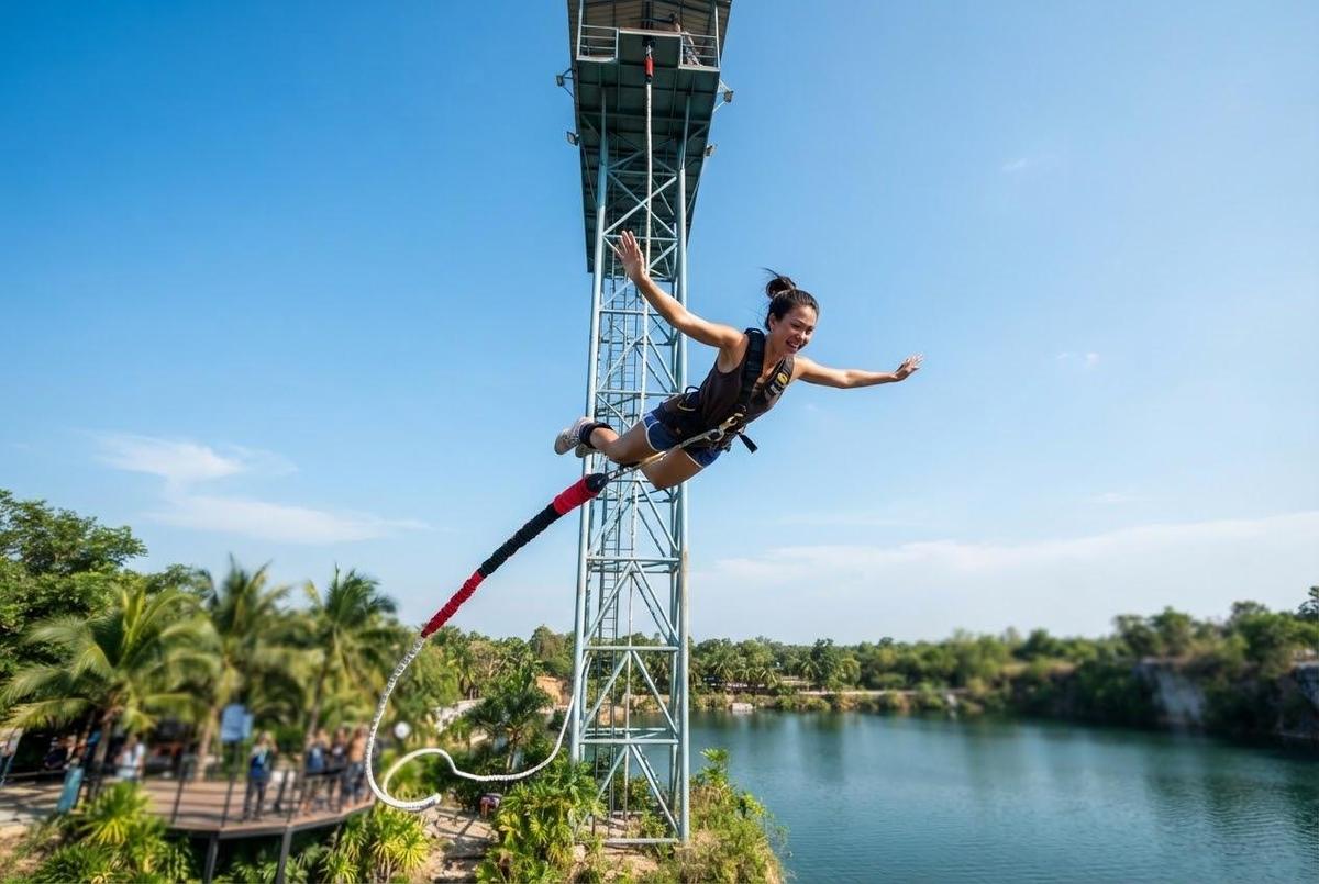 XBungy Pattaya bungy jump and slingshot