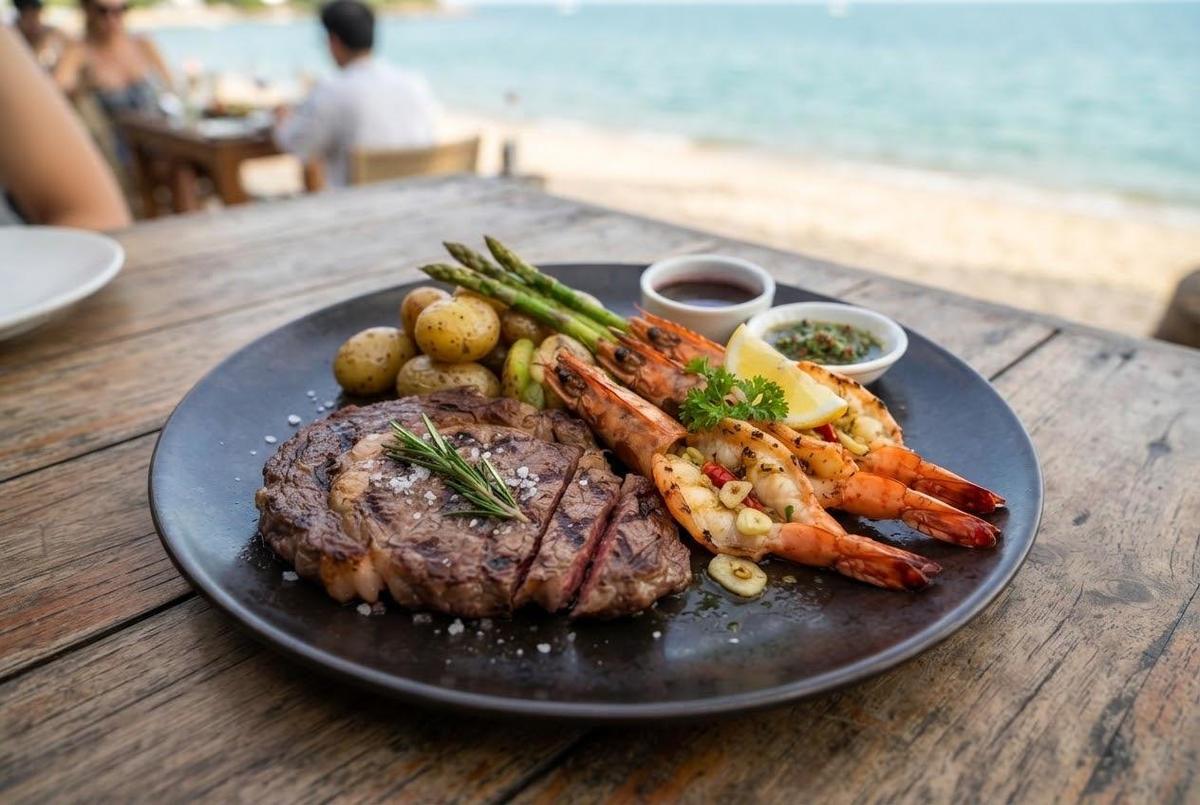 Surf and Turf restaurant Wong Amat