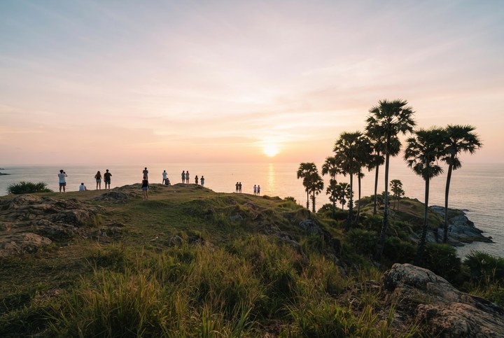 Promthep Cape sunset Phuket
