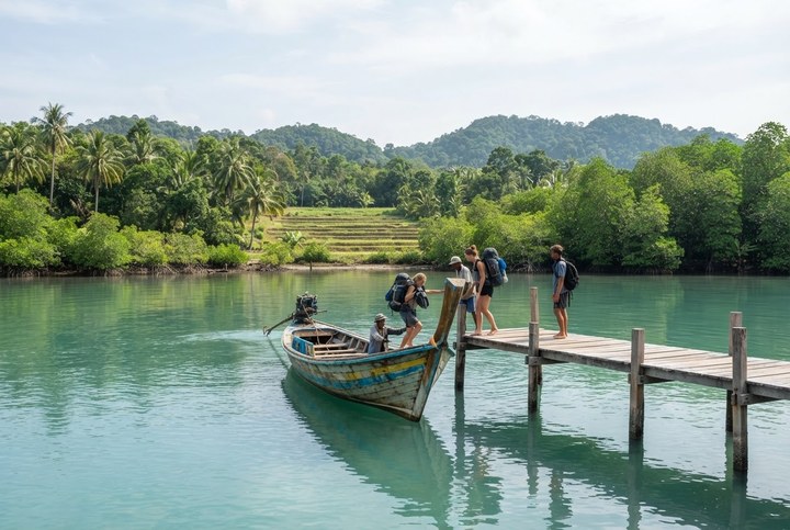 Boat from Phuket to Koh Yao Noi