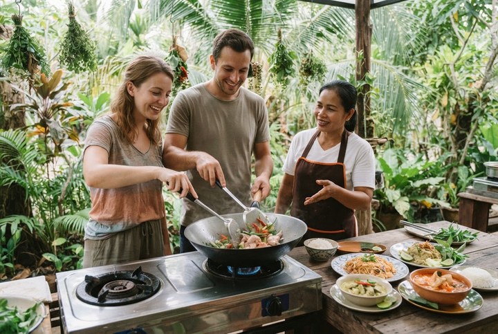 Private Thai cooking class The Front Village Karon