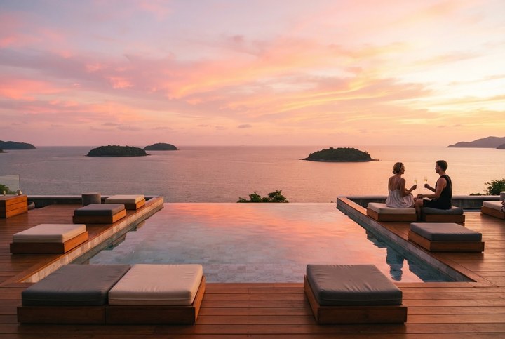 Baba Nest rooftop bar Sri Panwa